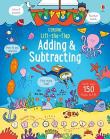 Lift-the-Flap Adding and Subtracting (board book)